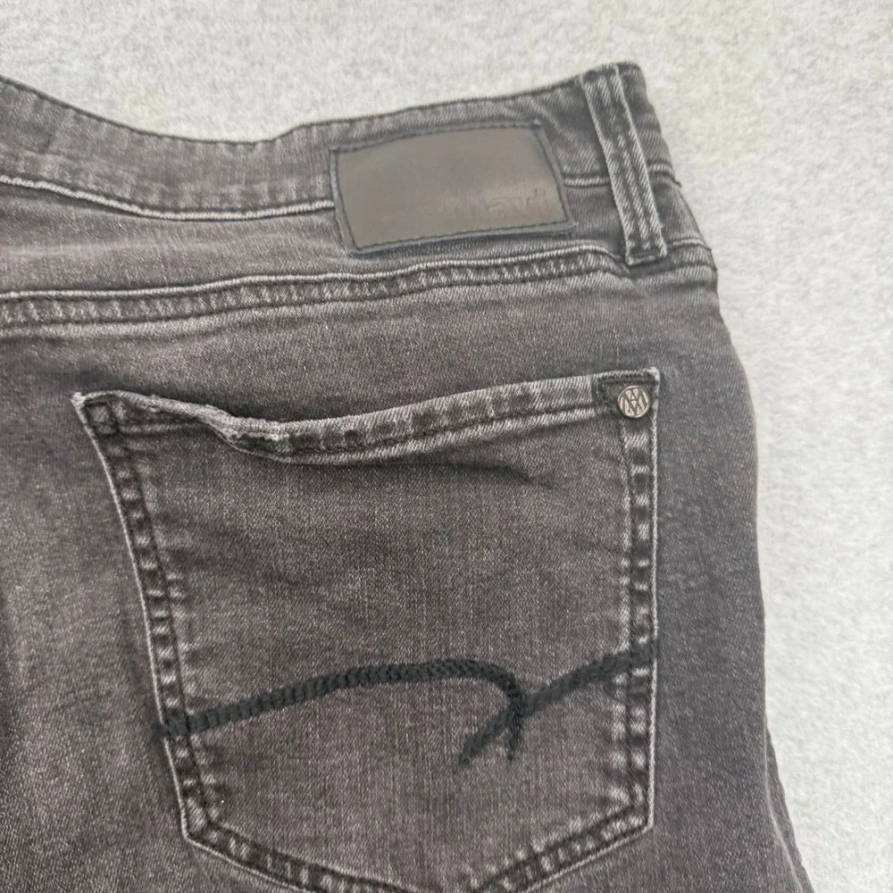 Mavi Jeans Zach Straight Leg Mens 33 Charcoal Gray Casual Faded Stretch Denim